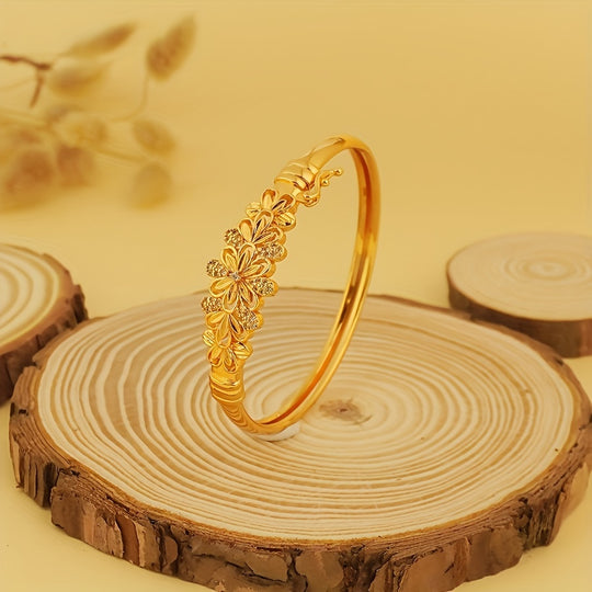 Elegant Classic Hollow Bangle