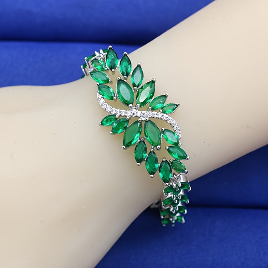 Stylish Elegant Multicolor Zirconia Bracelet