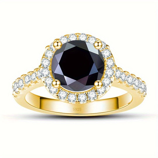 Minimalist Moissanite Engagement Ring