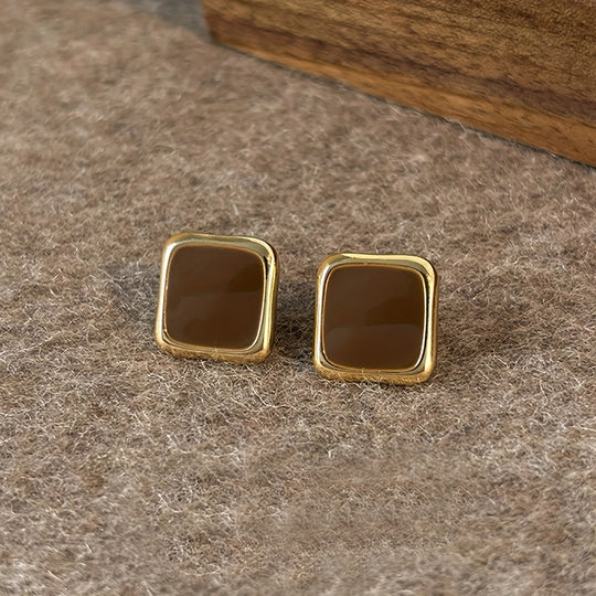 Elegant Small Square Earrings