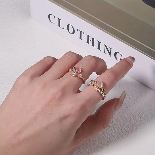 Stylish Heart Open Ring