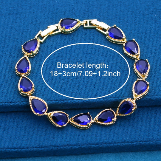 Elegant Water Drop Style Jewelry Set