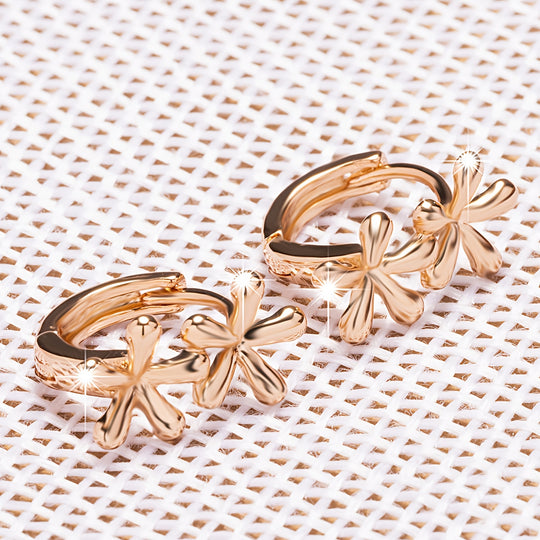 Stylish Five-leaf Clover Earrings