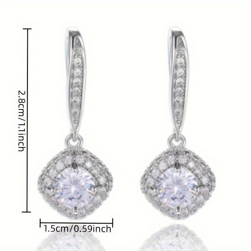 Elegant Geometric Drop Earrings