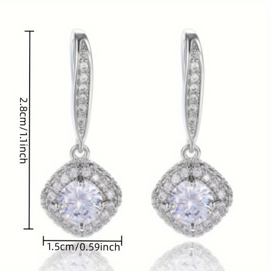 Elegant Geometric Drop Earrings
