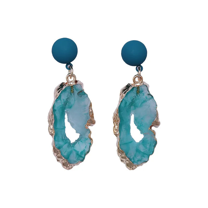 Irregular Resin Earrings