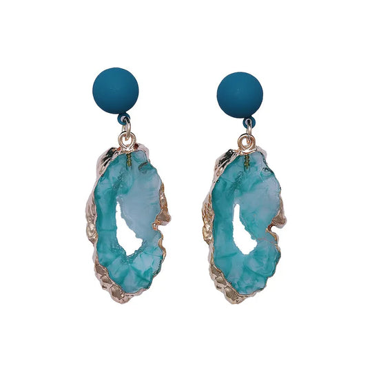 Irregular Resin Earrings