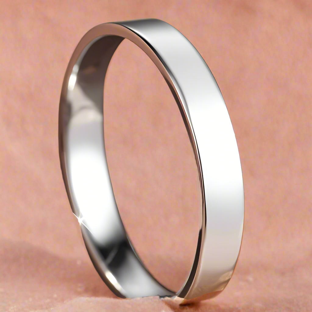Glossy Plain Band Ring