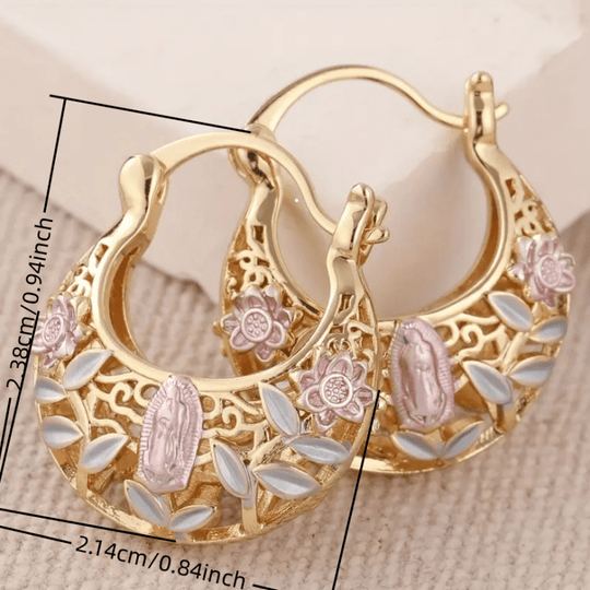Minimalist Boho KC Golden Hoop Earrings