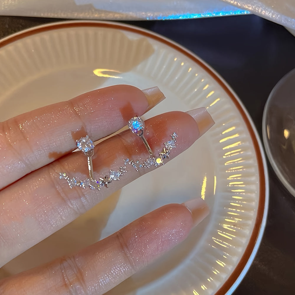 Elegant French Inspired Stud Earrings