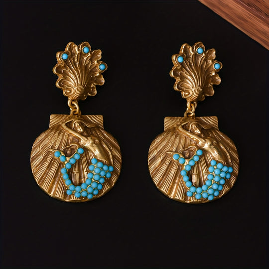 Classic Mermaid Shell Earrings