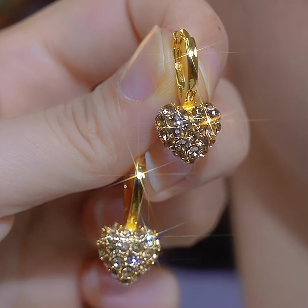 Classic Heart Drop Earrings