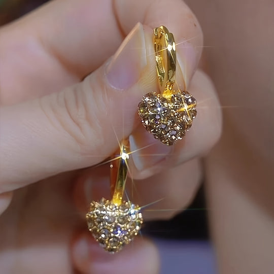 Classic Heart Drop Earrings