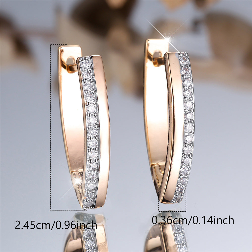Elegant Classic V-Shaped Earclips