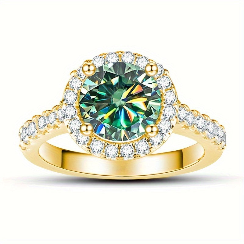 Minimalist Moissanite Engagement Ring