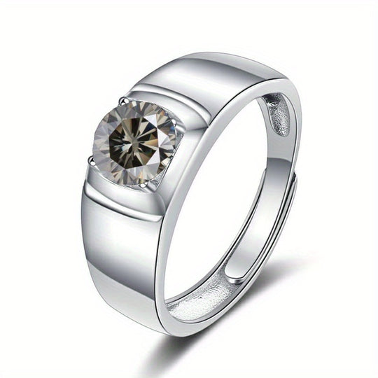 Retro Adjustable Moissanite Ring