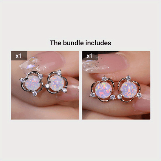 Exquisite Classic Flower Stud Earrings