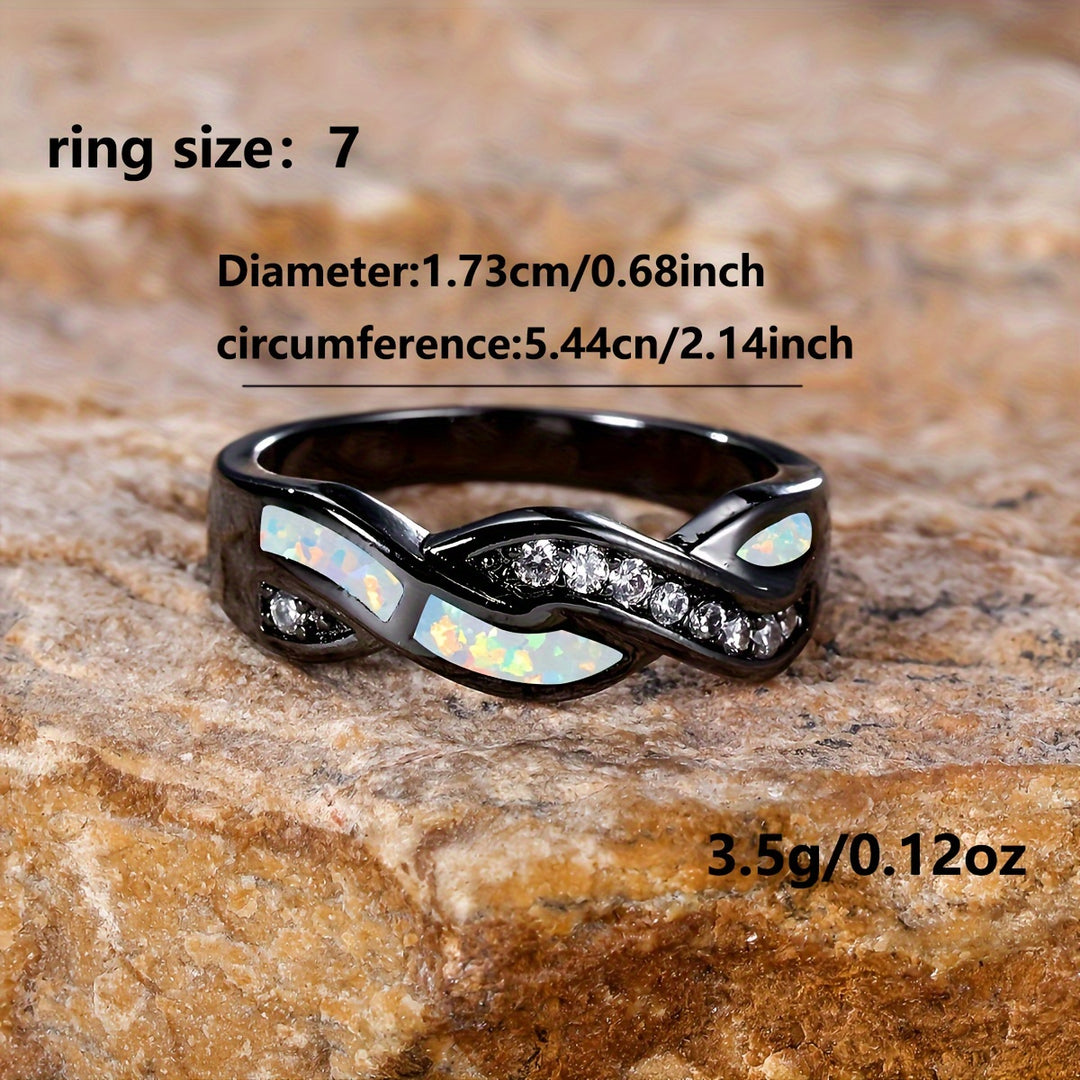 Elegant Golden Plated Copper Ring