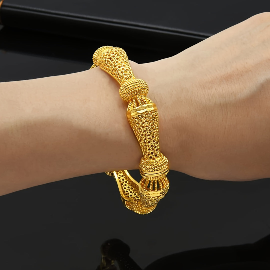 4Pcs Boho Hollow Out Bracelet Set