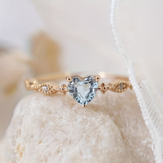 Elegant Trendy Heart-Shaped Ring