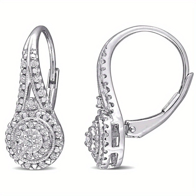 Elegant Cubic Zirconia Drop Earrings