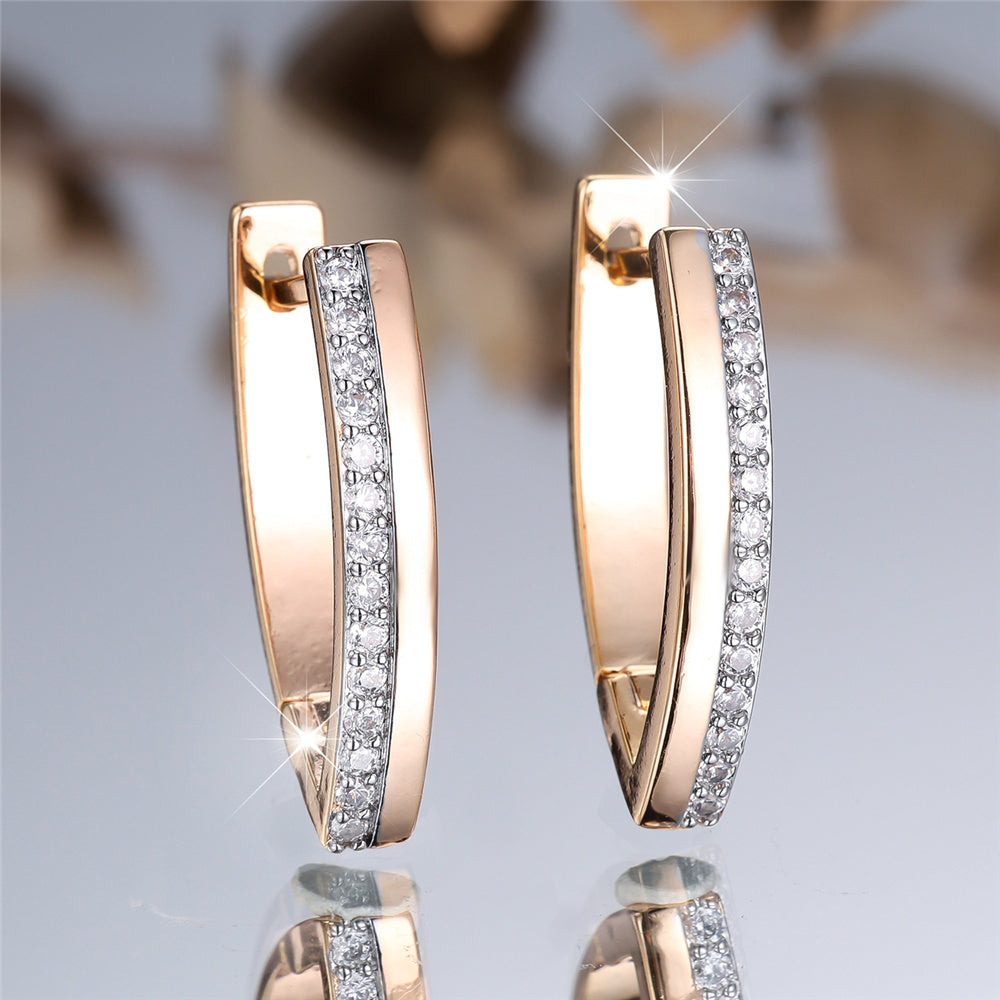 Elegant Classic V-Shaped Earclips