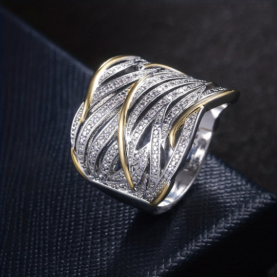 Timeless Retro Multi-Layer Wrap Ring