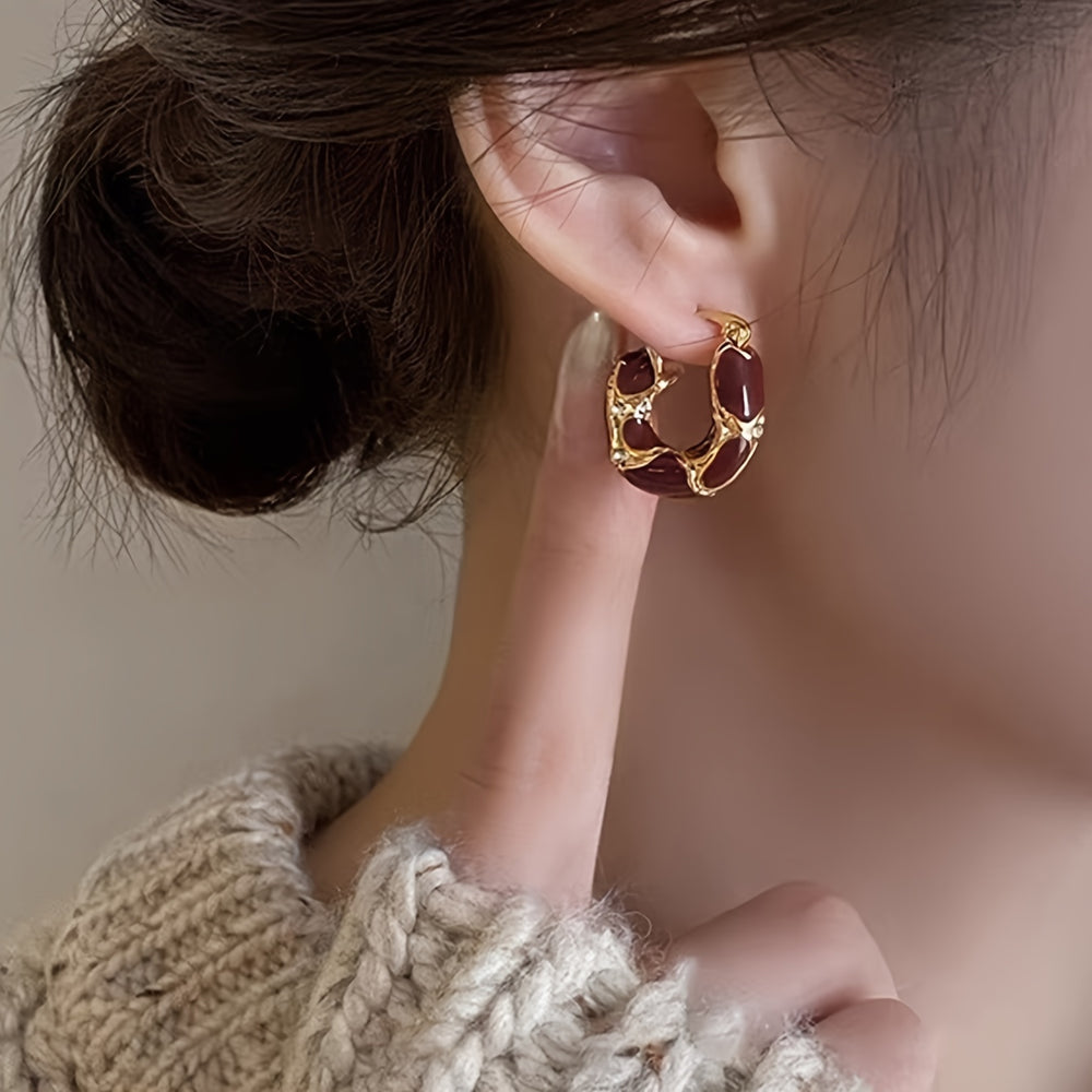 Elegant Style Hoop Earrings