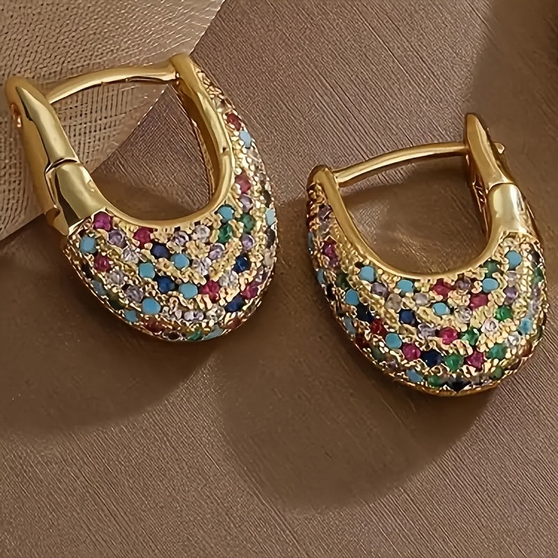 Stylish Bohemian Style Zirconia Earrings