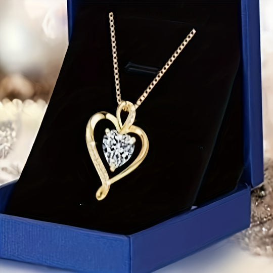 Elegant Minimalist Heart Pendant Necklace