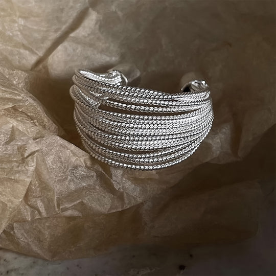 Chic Adjustable Multi-Band Open Ring