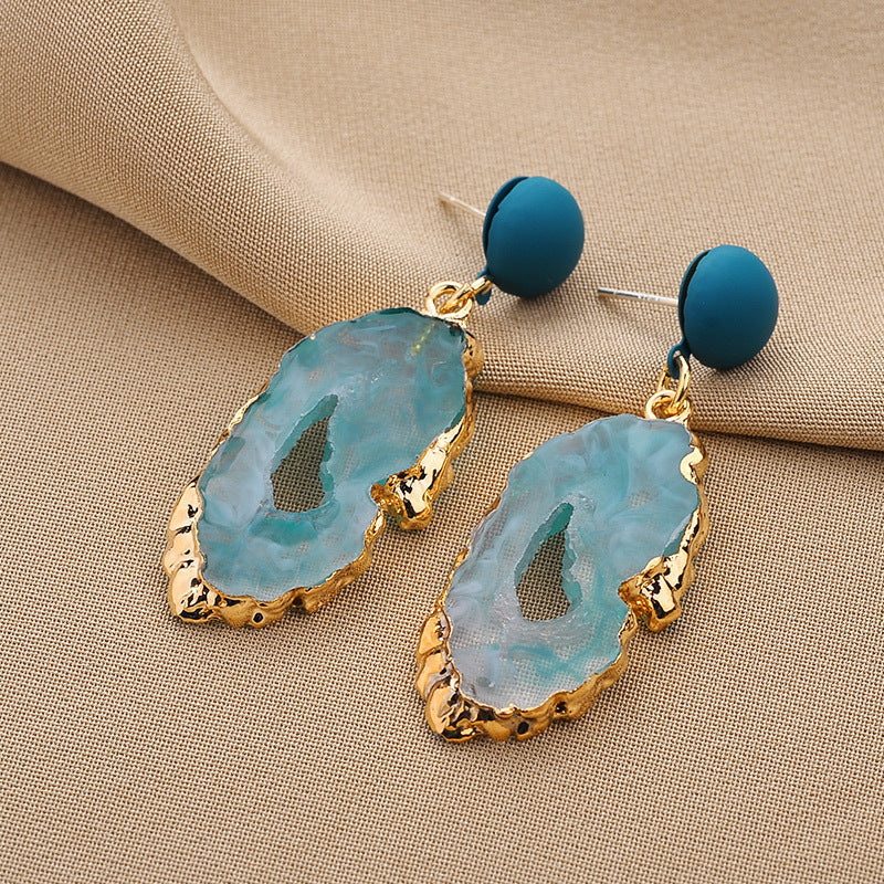 Irregular Resin Earrings