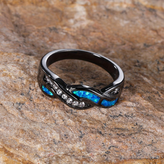 Elegant Golden Plated Copper Ring