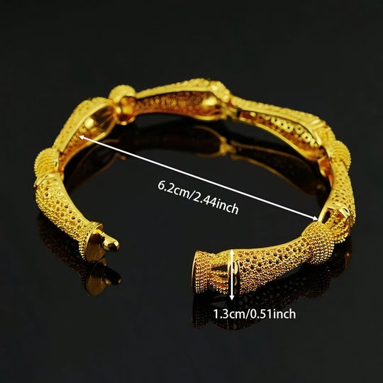 4Pcs Boho Hollow Out Bracelet Set