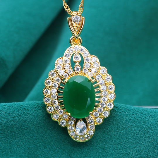 Timeless Zirconia Pendant Necklace