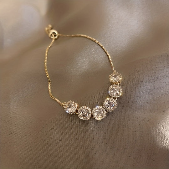 Square Zirconia Bracelet