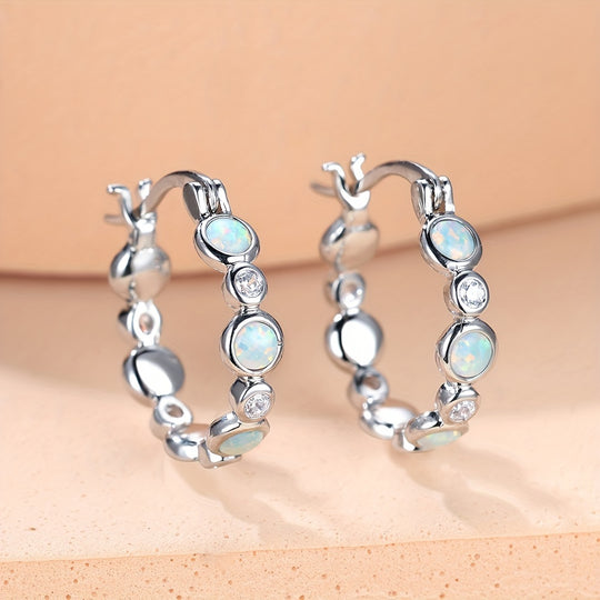 Elegant Classic Copper Hoop Earrings