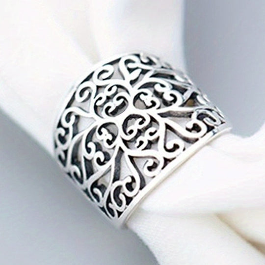 Wide Bohemian Classic Hollow Ring
