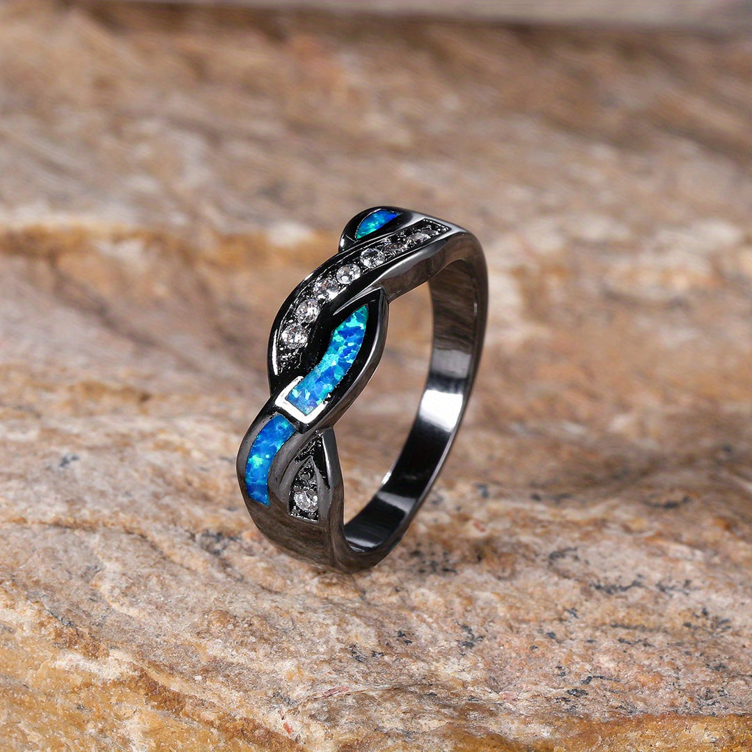 Elegant Golden Plated Copper Ring