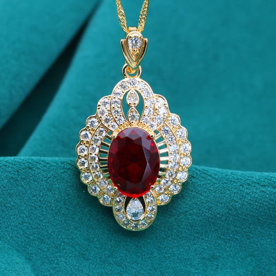 Timeless Zirconia Pendant Necklace