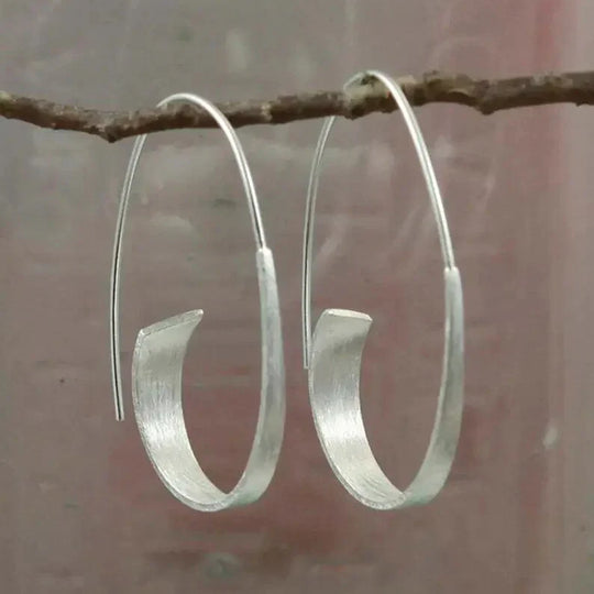 Minimalist Spiral Earrings