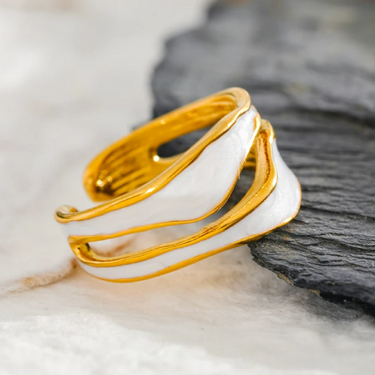 Modern White Gold Ring